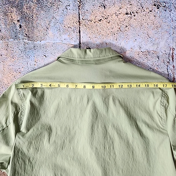 Small Casual Green Lightweight Button Jacket Goodfellow & Co - Picture 8 of 11